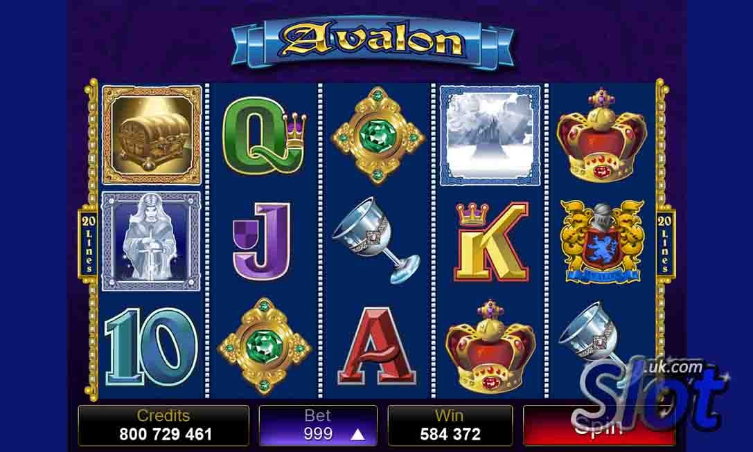 Avalon Slot Game Reels