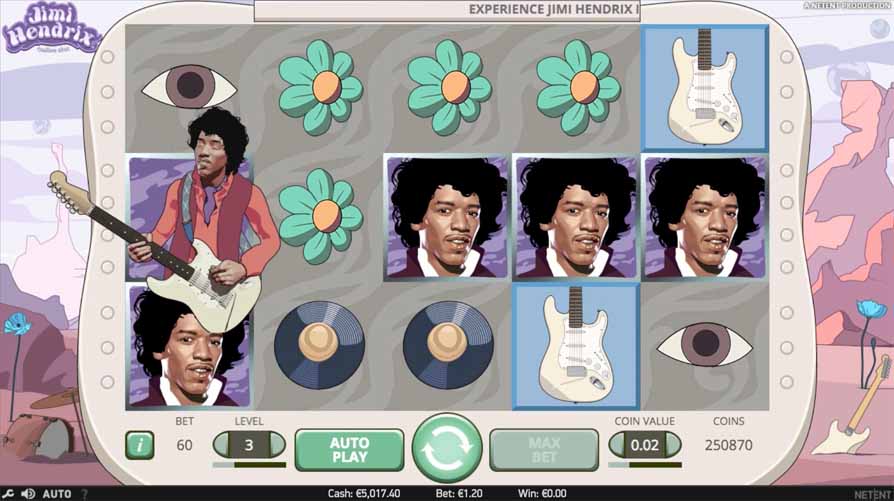 Jimi Hendrix Slot Freeplay
