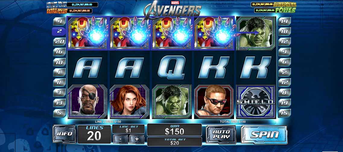 The Avengers Slot Game Freeplay