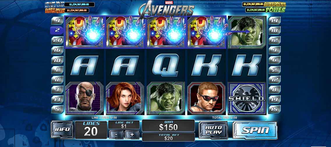 The Avengers Slot Game Freeplay