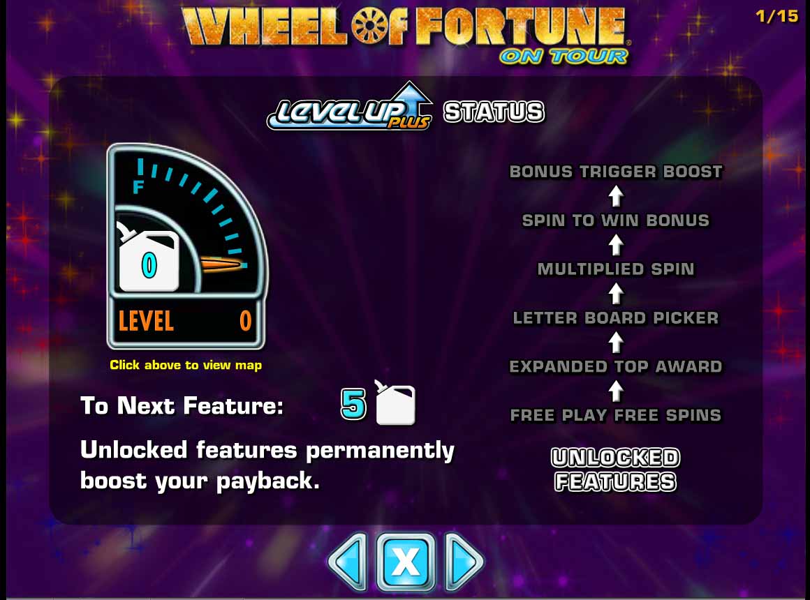 Play the Wheel of Fortune On Tour Slot Game from IGT at Slot UK