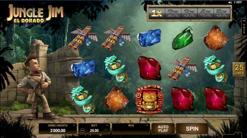 Jungle Jim El Dorado Slot Freeplay