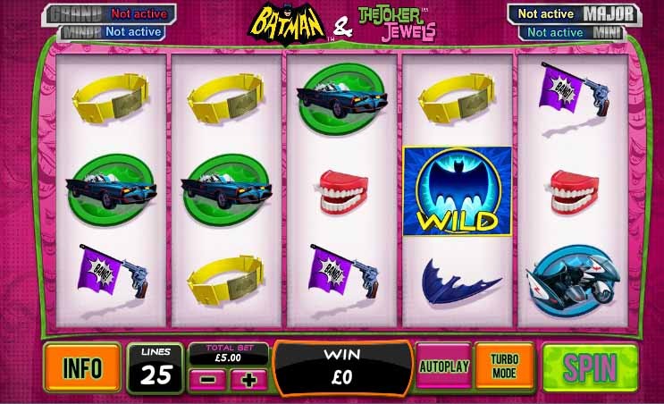 Batman and the Joker Jewels Slot Freeplay