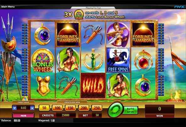 Fortunes of the Amazons Slot Freeplay