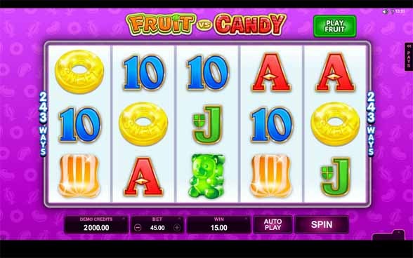 Fruit Vs Candy Slot Freeplay