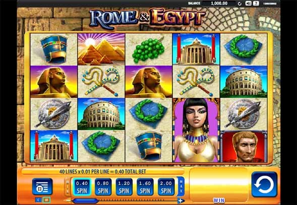 Rome and Egypt Slot Freeplay