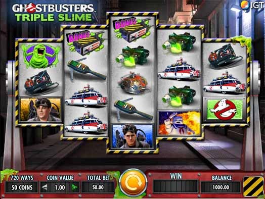 Ghostbusters Triple Slime Slot Game Freeplay