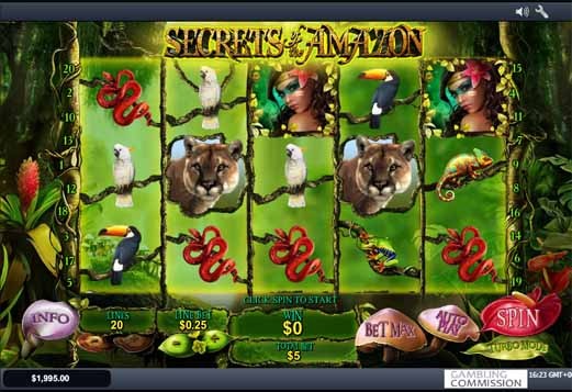 Secrets of the Amazon Slot Game Freeplay