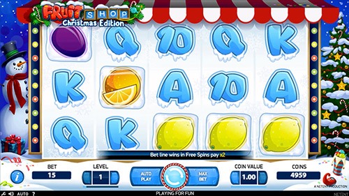 Fruit Shop Christmas Edition Slot Freeplay