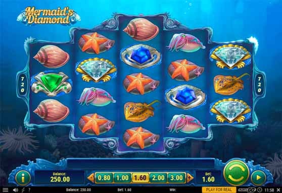 Mermaid's Diamond Slot Game Freeplay