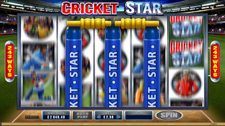 Cricket Star Slot Bonus
