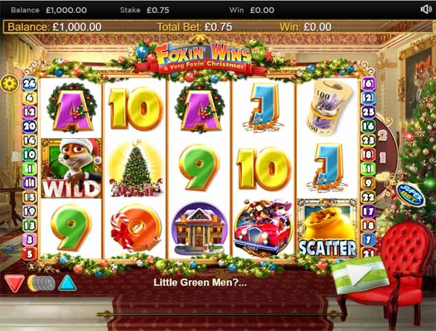 Foxin’ Wins A Very Foxin’ Christmas Slot Freeplay