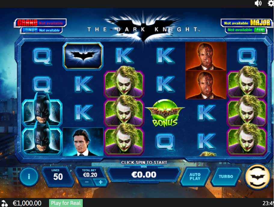 The Dark Knight Slot Game Freeplay