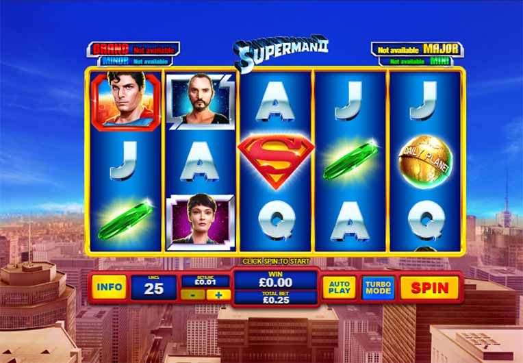 Superman II Slot Game Freeplay