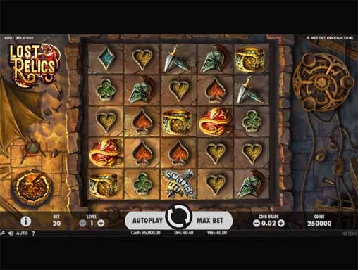 Lost Relics Slot Freeplay