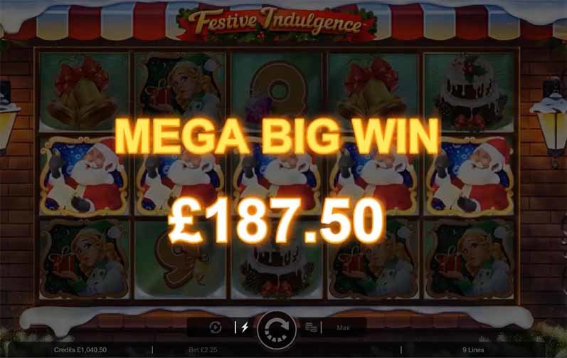 Festive Indulgence Slot Mega Big Win
