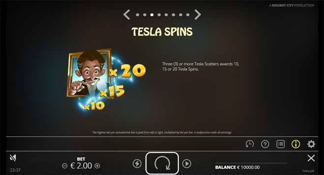 Tesla Jolt slot game