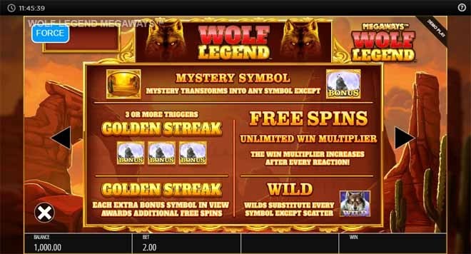 Wolf Legend Megaways Slot