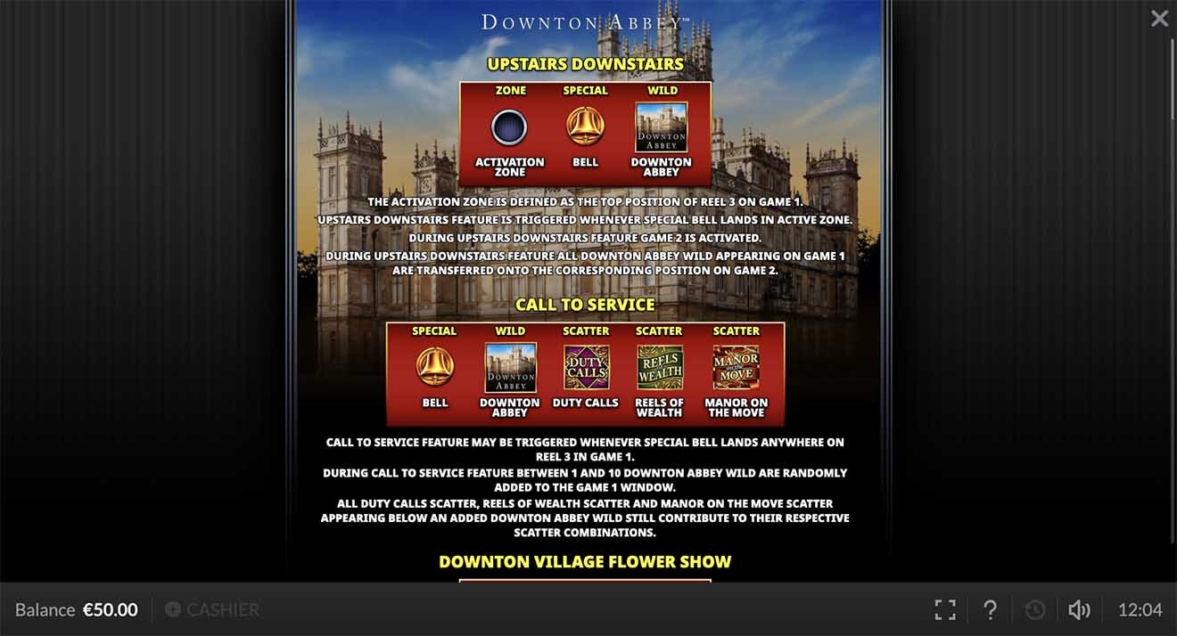 Downton Abbey Slot Bonus