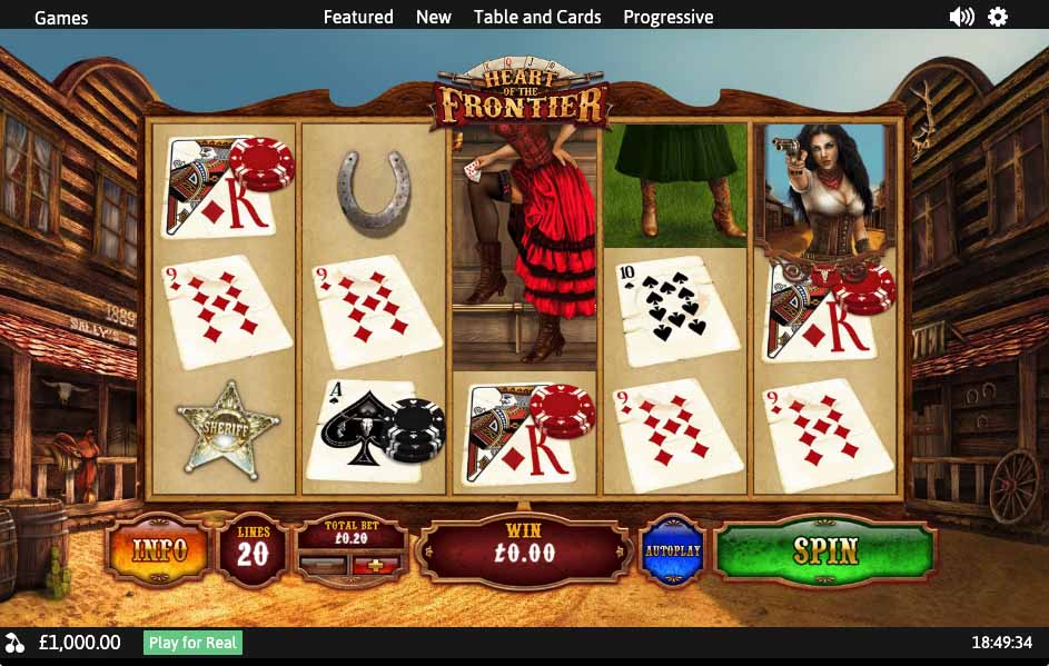 Heart of a Frontier Slot Freeplay
