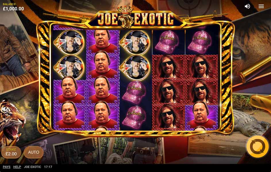 Joe Exotic Slot Game Freeplay