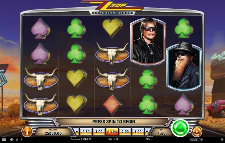 ZZ Top Roadside Riches Slot Freeplay