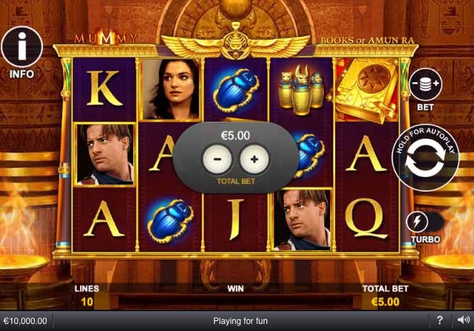 The Mummy Books of Amun Ra Slot Game Freeplay