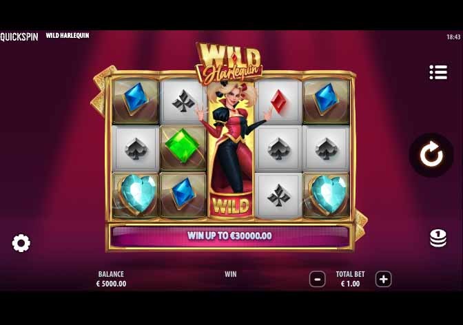 Wild Harlequin Slot Freeplay
