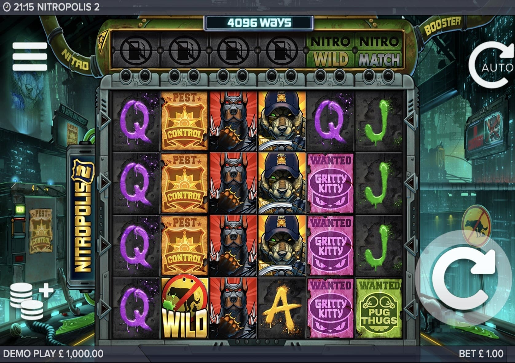 Nitropolis 2 Slot Freeplay