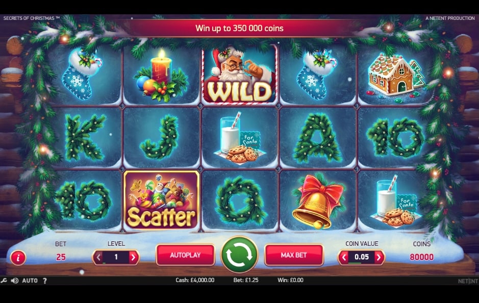 Secrets of Christmas Slot Freeplay