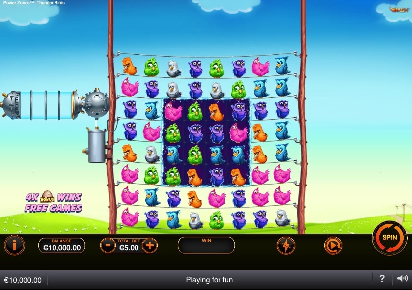 Thunder Birds: Power Zone Slot Freeplay