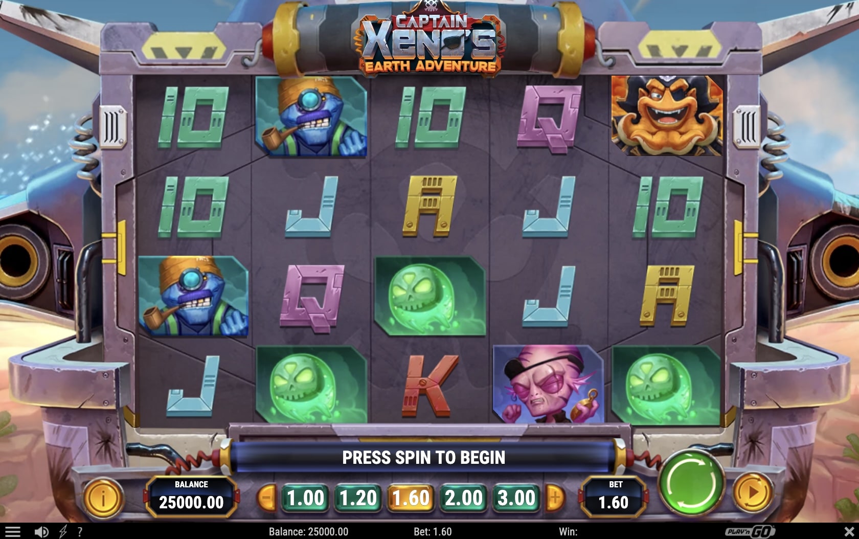 Captain Xeno’s Earth Adventure Slot Freeplay