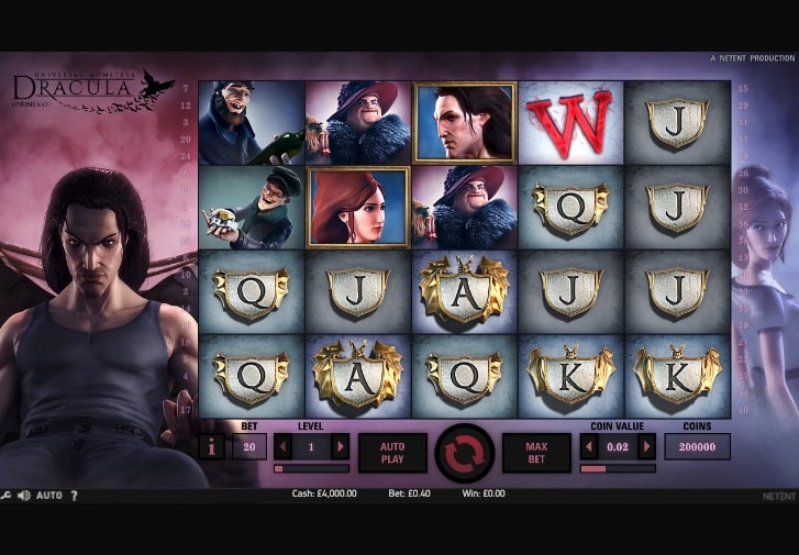 Dracula Slot Freeplay