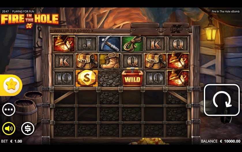 Fire in the Hole Slot Game Freeplay