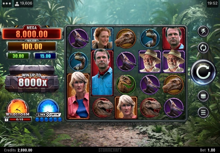Jurassic Park Gold Slot Freeplay