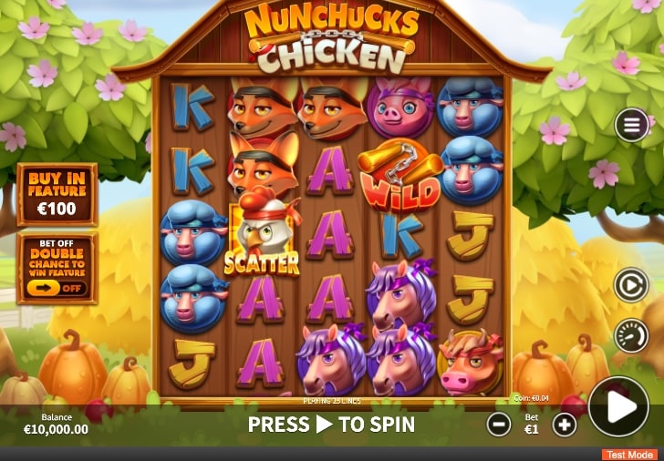 Nunchucks Chicken Slot Freeplay
