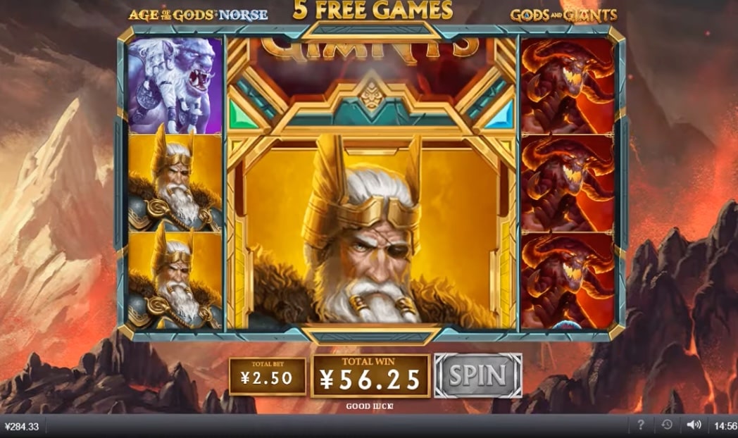 Age of the Gods Norse: Gods And Giants Slot Freeplay