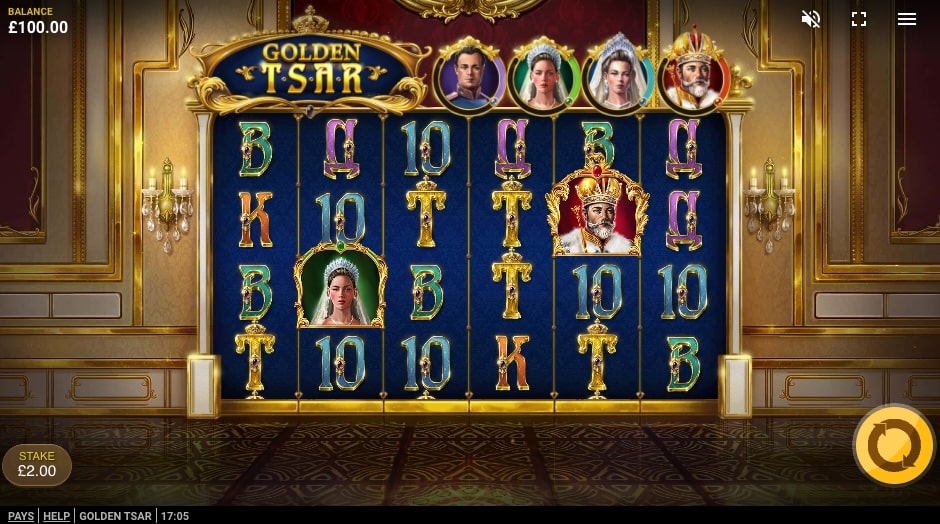 Golden Tsar Slot Freeplay