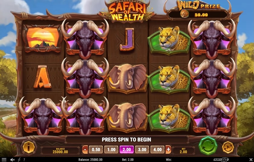 Safari of Wealth Slot Freeplay