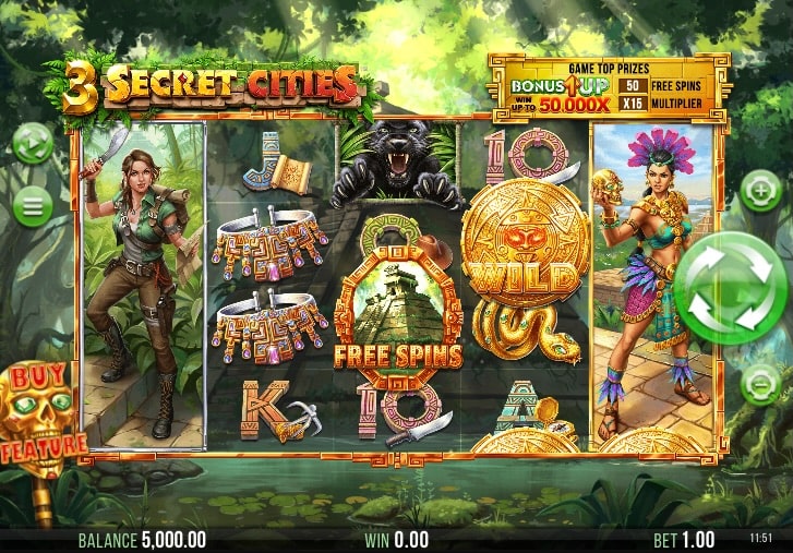 3 Secret Cities Slot Freeplay