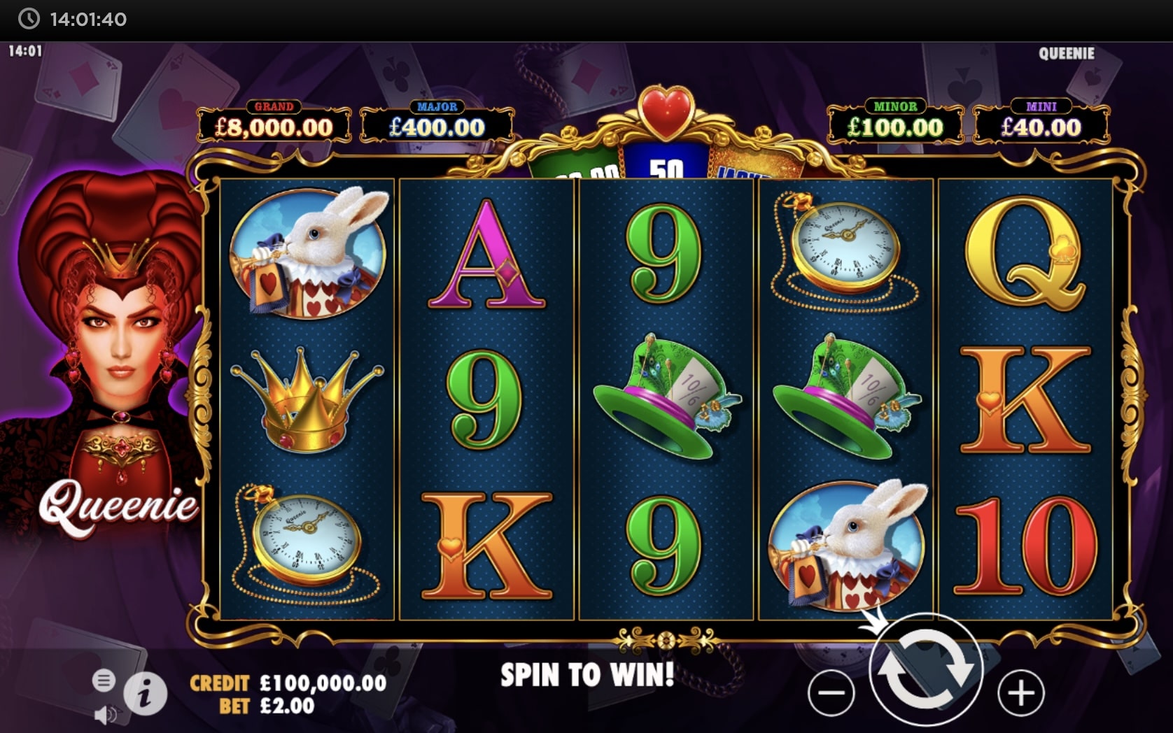 Queenie Slot Freeplay