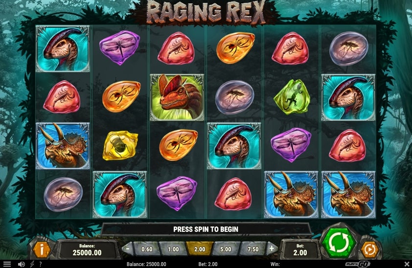 Raging Rex Slot Freeplay