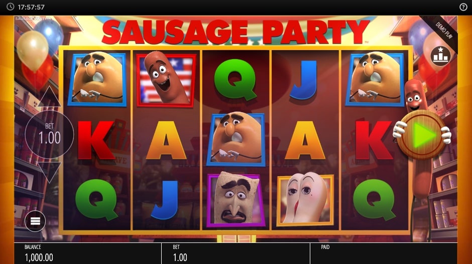 Sausage Party Slot Freeplay