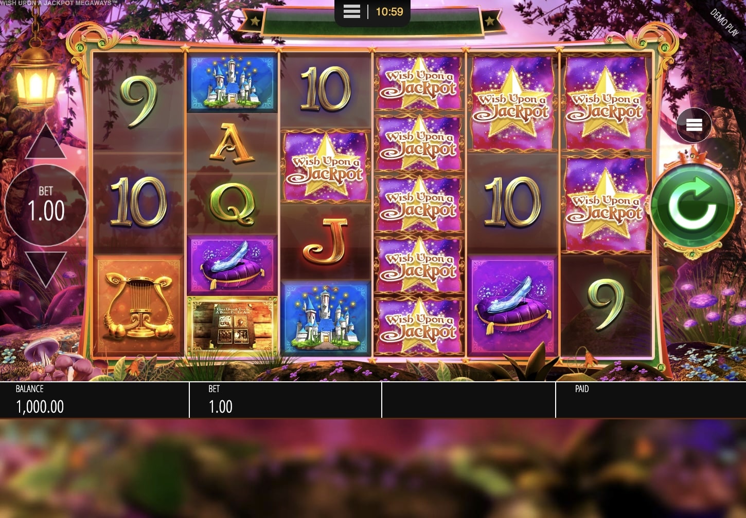 Wish Upon A Jackpot Megaways Slot Freeplay