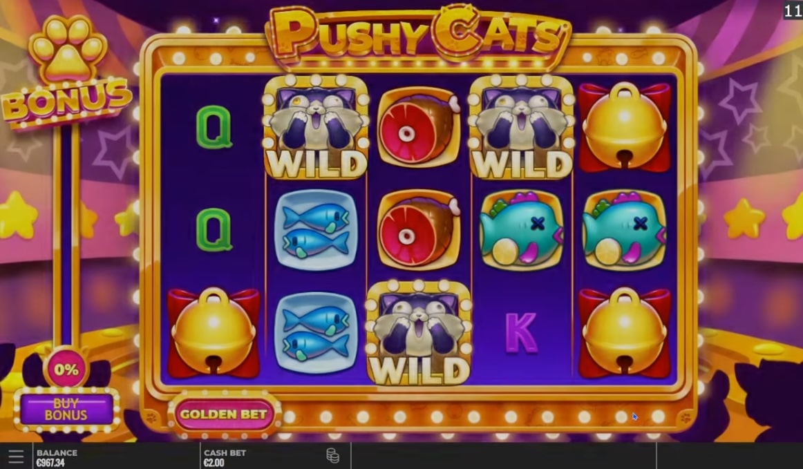 Pushy Cats Slot Freeplay