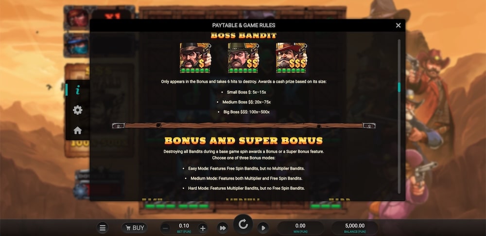 Bounty County Slot Bonus and Super Bonus
