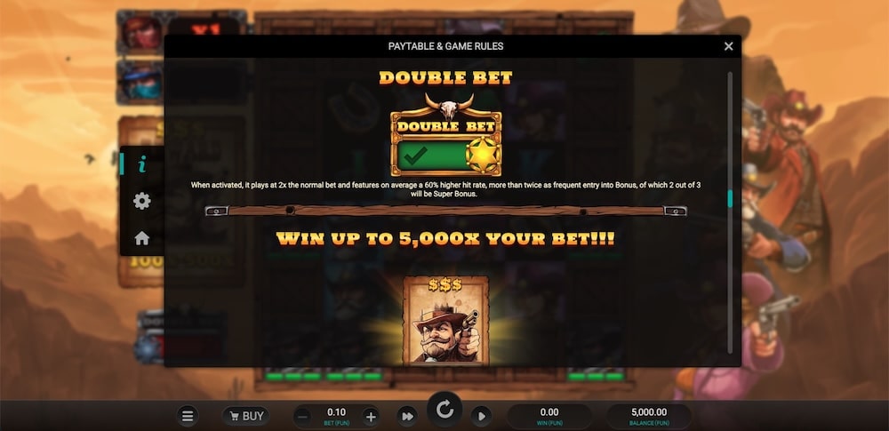 Bounty County Slot Double Bet