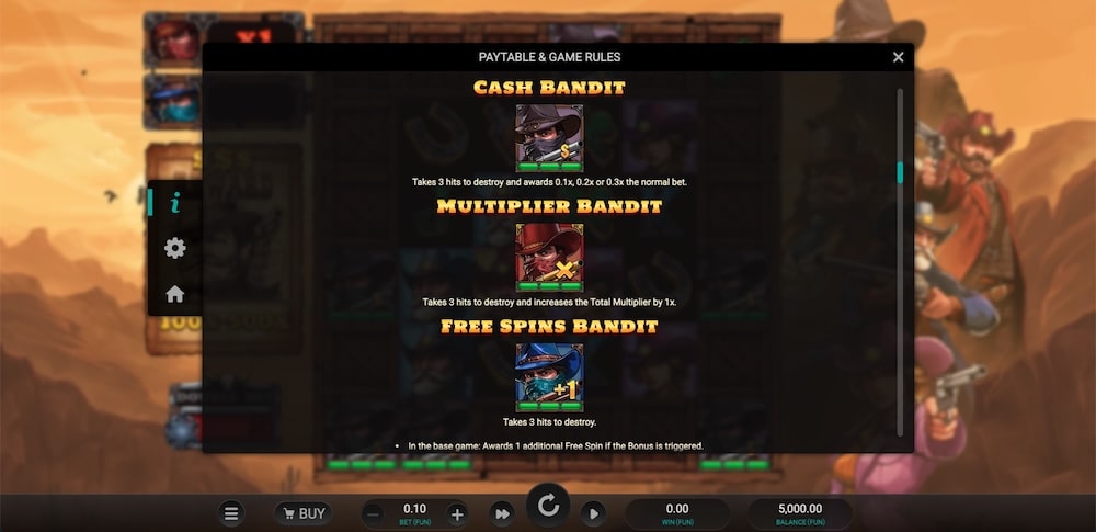 Bounty County Slot Free Spins Bandit