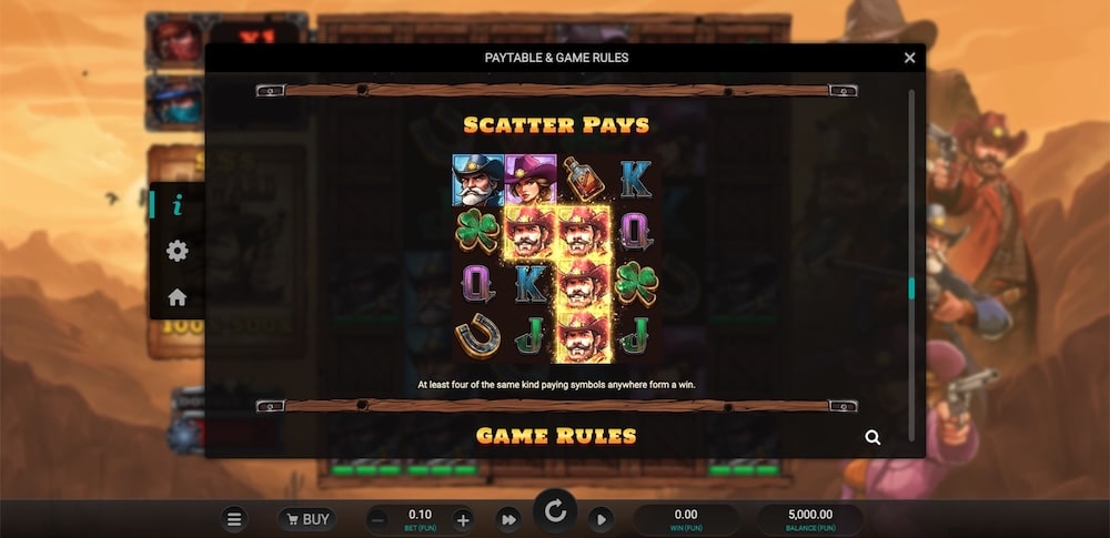 Bounty County Slot Scatter Pays