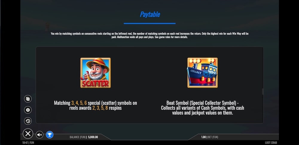 Loot Crab Slot Scatter Symbol